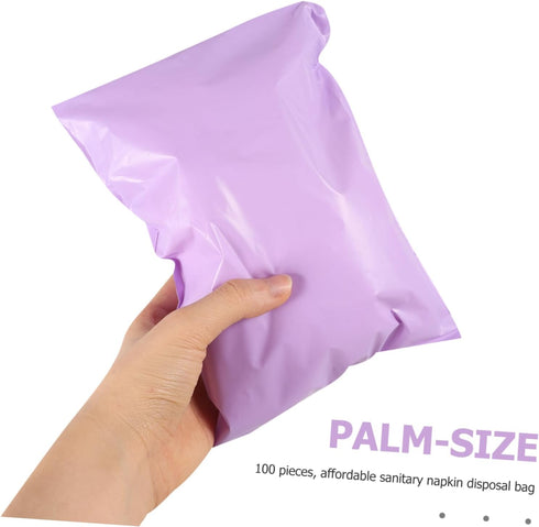 100pcs FOMIYES Tampon Disposal Pouches Sanitary Bags for Menstrual Care Private Feminine Hygiene Waste Bags