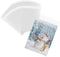 Mat Board Center, 100 Pack 5 5/16" x 7 1/8" Clear Resealable Plastic Sleeves for 5x7 Prints, Photos, Cards
