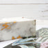 Gold Marble Tape Dispenser, 1" Metal Weighted Core Desktop Adhesive Holder with Non-Skid Pad for Office