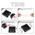 LeMotech IP65 Waterproof Junction Box Dustproof ABS Plastic Electrical Enclosure for Electronic Black 3.29x 3.19x 2.2