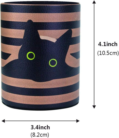 HEYGO Black Cat Pencil Holder, Desk Organizer Accessories for Women and Girls (Black Cat)