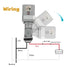 FIMXSD 2 Pack 120VAC 50/60Hz IP54 Photo Cell for Outdoor Lighting Dusk to Dawn Sensor Photoelectric Switch for Porch