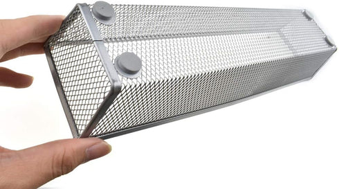HAHIYO Stackable Mesh Tray Cup 12 x 3 x 2 inches, Sturdy Container for Desk Drawer Organizer, Home Office, School,