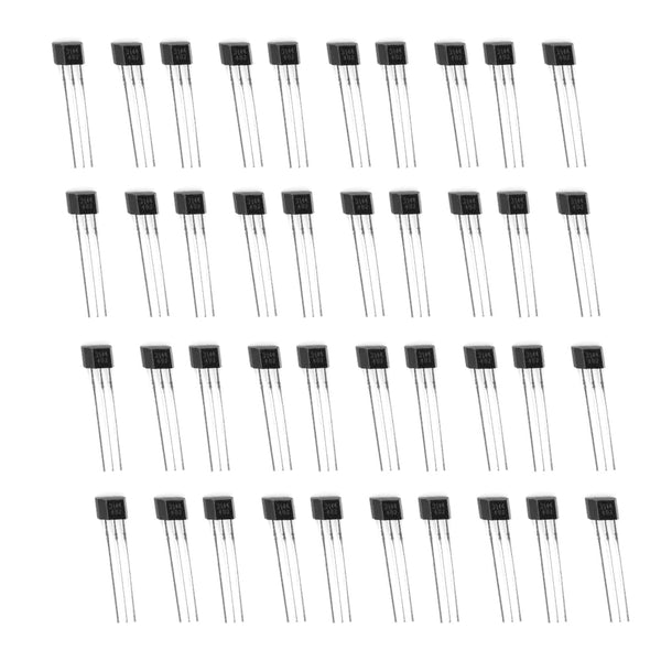 40PCS A3144 Hall Effect Sensor Magnetic Detector 3Pins A3144 TO-92UA for Arduino