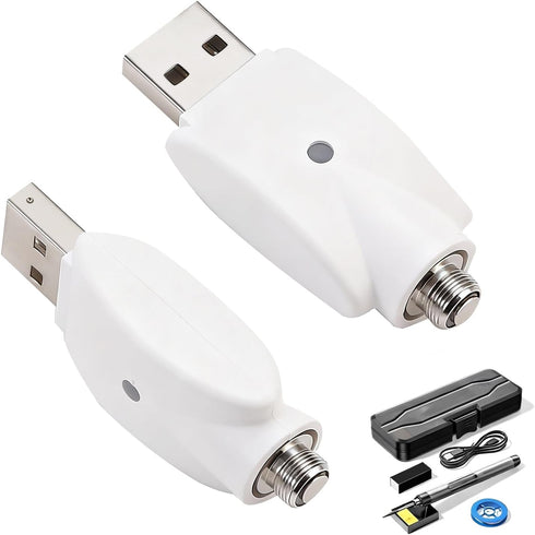 zuozuobubu 2 PCS Replacement Tip Chargers, Overcharge Protection Adapter with LED Indicator Adapter,