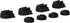 Pony Jorgensen Adjustable Clamp Jorgensen 7437 Work Protecting Bar Clamp Pads in Black