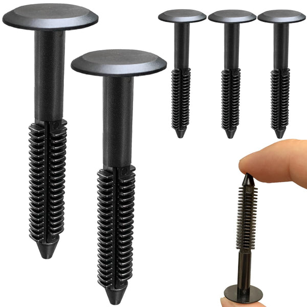 Dovabietar 30Pcs Shutter Fasteners, Window Shutter Screws, Black Shutters Screws with Caps, Outdoor