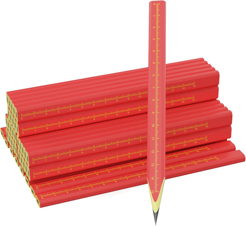 25 PCS Carpenters Pencil, Construction Pencils for Woodworking, Concrete Scriber Marking Tool