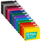 HERKKA Extra Capacity Hanging File Folders, 60 Pack, Reinforced Letter Size, 3 Inch Expansion for Bulky Files, 12