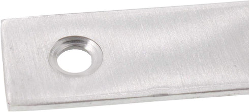 10 Pack (80x80mm) Stainless Steel L Shape Flat Corner Brace Bracket for Wood, Metal Fixing Joining Support Brace