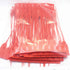 Middle Duty Security Plastic Seal with Metal Insert - 11 Inch Length, Numbered, Red Color, Package of 100