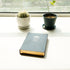 Lined Journal Notebook, A5 Black Faux Leather Cover, 100Gsm Premium Thick Papers with Golden Rim, 416 Pages