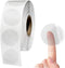 Performore Crystal Clear Transparent 1" Round Stickers, Self Adhesive Envelope Tab Sealer, 1000 Stickers Per Roll