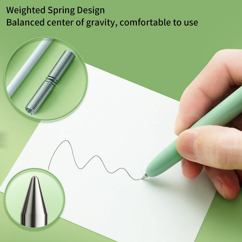 M&G 4 Pcs Fine Point Gel Pens, 0.5mm Black Ink for Smooth Writing, High-End Series for Office, School Supplies