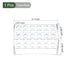 YOKIVE Tube Rack, Acrylic Test Tube Rack Holder | Great for 17mm Diameter 10ml,15ml Lab Test Tube(Clear, 18-Sockets)