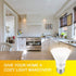 PAR20 LED Bulbs, Dimmable 7W (60W Equivalent), E26 Base, 5000K Daylight White, Indoor/Outdoor, 6 Pack