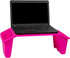 Mind Reader Kids Lap Desk, Pink Activity Tray, Portable Plastic for Classroom, Drawing, 22.25" L x 10.75" W x 8.5" H