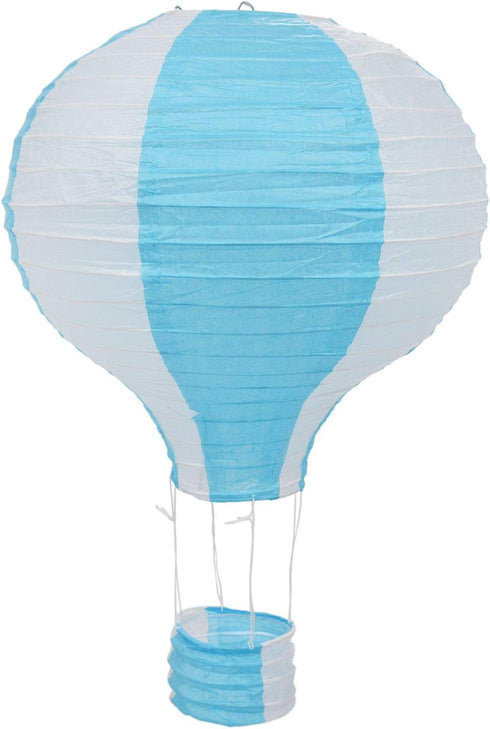 RETYLY 12inch Hot Balloon Paper Lantern Ceiling Light Wedding, Blue