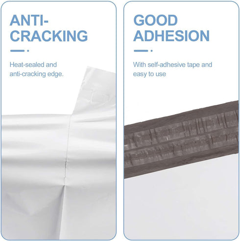 Lina Plastics 10" x 13" Poly Mailers, Self Adhesive Waterproof Shipping Bags (25 Pack)