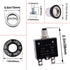 smseace 20Amp Electric Button Breaker 125/250VAC Thermal Overload Protector L1 Series with Quick Connect Terminals