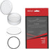 (1lens) Weltool Glass Lens for Maglite C or D Cell Full Size Flashlights Upgrade - Tempered Glass Lens Shatterproof