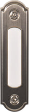 Newhouse Hardware LED Lighted Metal Door Chime Push Button (Satin Nickel) for Surface Mount Door Bell
