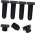 4pcs balacoo Adjustable Height Metal Legs Heavy Duty Furniture Leveler Legs for Sofa Tv Stand Cabinet Bathroom