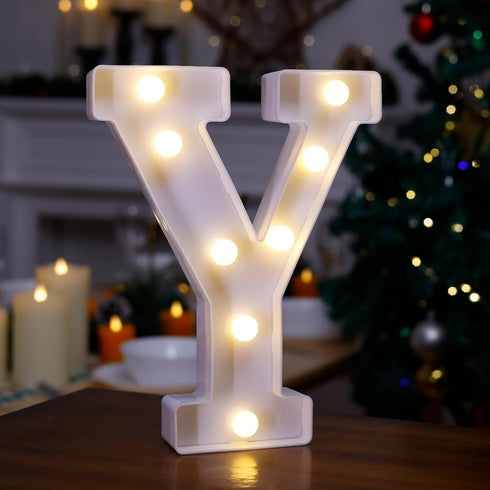 LED Marquee Sign Light Up Letters, Alphabet Light Up Sign, Battery Powered