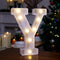 LED Marquee Sign Light Up Letters, Alphabet Light Up Sign, Battery Powered
