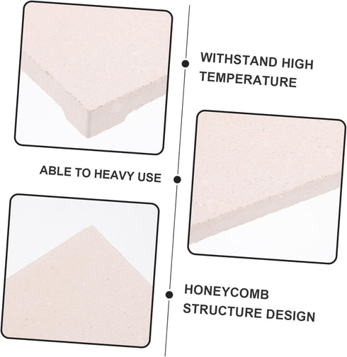 EXCEART Refractory Brick Honeycomb Jewelry Gold Welding Plate, Ceramics Plaster