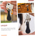 6Pcs Stainless Steel Shopping Cart Tokens Keychain Grocery Trolley Coins Portable Quarter Coin for Supermarket Use