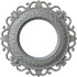 Ekena Millwork CM13OR Orrington Ceiling Medallion, 13 1/4"OD x 6 5/8"ID x 1 1/8"P, Factory Primed Finish