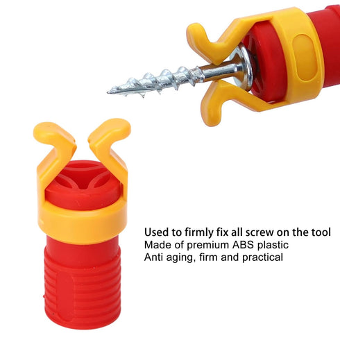 CHICIRIS WERA 10PCS Screw Holders Clamp, ABS Screw Holder, Universal Anti Aging Screw Fixing Sleeve for Woodworking