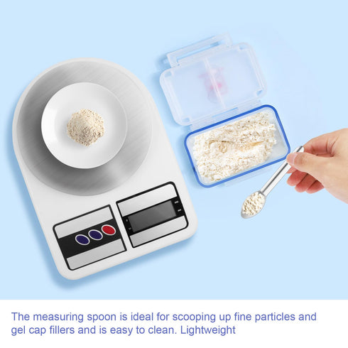 4pcs Cap Filling Machine Kit, Encapsulation Kit with U-Shaped Spatula, Small Spoons, Tamper for Medication and