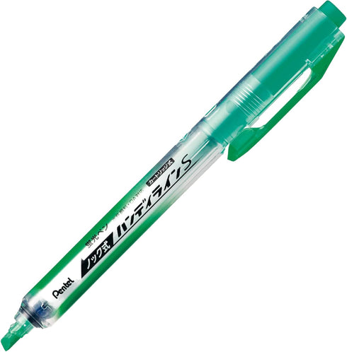 Pentel SXNS15-K Highlighter, Handy Line S, Pack of 10, Light Green