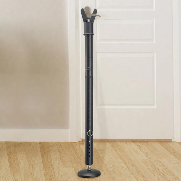 LAIDER HEROS Door Security Bar, 1.25Inch Diameter Heavy Duty Security Bar with Large Rubber