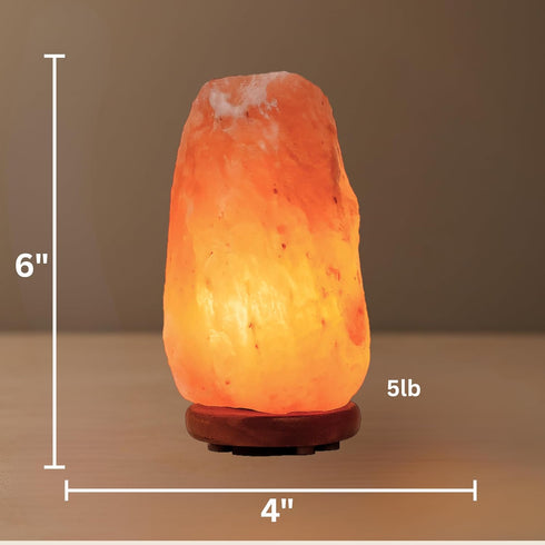 Set 2 Salt Rock Lamp of Small Himalayan Salt Lamp Night Light for Home & Bedroom Dcor
