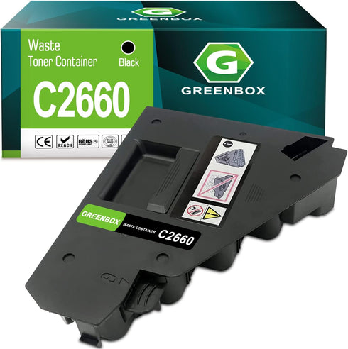 GREENBOX Compatible C2660 Waste Toner Box Replacement for 331-8438 NTYFD (30,000 Pages, 1-Pack)