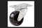 Shepherd Hardware 9393 2-1/2-Inch Polypropylene Wheel Swivel Plate Caster, Black, 175-lb Load Capacity