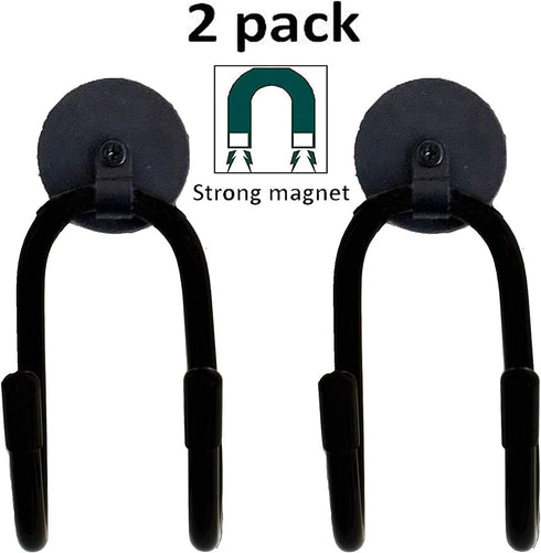 2/PK Magnetic Hooks, Strong Magnet Hanger for Cowboy Hat, Tools, Bags, No Scratches to Surface
