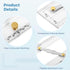 Toyosport 12 Parallel Ruler with Clear Markings, in Navigation Plotting Tool, Quality Plastic, Precision Marine Chart