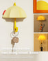 joyful xinghai Kids Night Light Umbrella, Silicone Tap Control Magnetic Bedside Lamp with Time Auto-Off, Cute Portable