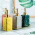 Zengujy Bathroom Hand sanitizer Bottle Hotel Toilet Shampoo Shower Gel Disinfectant Press Bottle(Khaki)