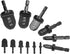 6PCs Swaging Tool Drill Bit Set - Copper Aluminum Pipes Expansion Tube Expander for HVAC Maintenance