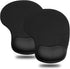 JIKIOU Mouse Pad, 2 Pack Ergonomic Mouse Pads with Comfortable Gel Wrist Rest