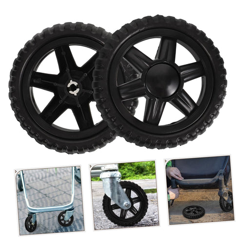4pcs MAGICLULU Shopping Cart Wheels Replacement Small Caster Wheels for Rolling Cart