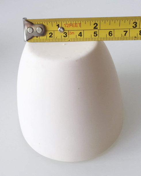 OTOOLWORLD 99.3% Alumina Crucible, Al2O3 Assay Crucible for Lab, 300ml
