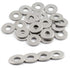 24pcs M6 304 Stainless Steel Flat Washer, Adjustment Hardware Fitting Accessories for Bolts & Screws