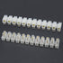 XINGYHENG 6Pcs 6A 10A 20A 12 Position Double Row Screw Terminal Block, Flame Retardant Nylon Connector (White)