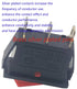 3 Pin 2 Position Red Lighted Rocker Switch for Desktop Grinder, Electric Fireplaces, Household Appliances, Lawn Mower